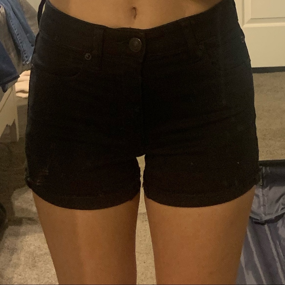 American Eagle Next Level Stretch Black Shorts